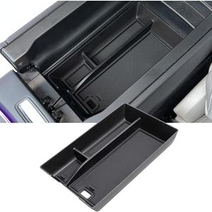 Yumzeco Compatible with 2024 2025 Mercedes Benz E-Class E350 E450 Center Console Organizer, W214 Center Console Tray, Armrest Storage Box for 2024 Mercedes Benz E350 E450 Accessories