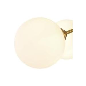 Lighting Replacement Glass Lampshade 4 Inch Milky White Glass Globe Cover Round Dome 0.8 Inch Fitter for G9 Bulb Replacement (Milky White)