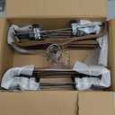 TOPIA HANGER Wooden Pants Hangers, Slim Natural Wood Skirt Hangers with Anti-Rust Hook and Adjustable Metal Clips, Perfect for Skirts, Pants, Slacks-20 Pack-CT17A20