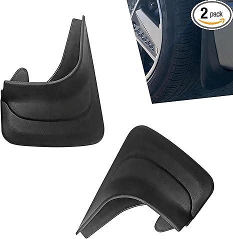 GAOLAOSY Car Mud Flaps, 12 × 8.5In Flexible & Bendable Splash Guards Set, Vehicle Front & Rear Mudflaps Protection with Screws, Car Exterior Accessories for Sedan, SUV