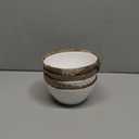 Mikasa Trellis White Fruit Bowl (Set of Four)