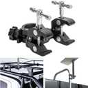 Chelhead Starlink RV Mount for Ladder Or Roof Tube Mounting Holder, Aluminum, No Drilling, Adjustable Clamps for Gen 1 2 3 Compatible with RV Truck Van Yachat Boat Pole Railing Use