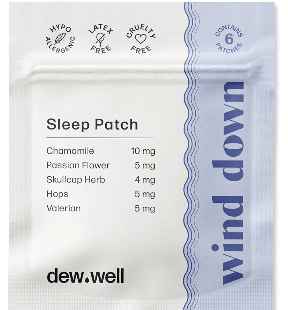 12-Pack Wind Down Sleep Patches with Chamomile to Support Restful Sleep – No Melatonin & No Latex – Wearable, Easy to Use for Adults - Sleepy Stickers
