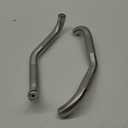 16 Inch Angled Shower Grab Bar, Munzong 2 Pack Anti Slip Satin Brushed Nickel Bathroom Grab Bar, Knurled Bathroom Balance Bar,Safety Hand Rail Support Handicap Elderly Injury Senior Assist Bath Handle