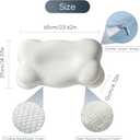 Mellow Sleep Pillow for Neck Support Cloud Pillow Memory Foam Cervical Pillow with Cooling Pillowcase, Adjustable Height for All Sleeping Positions
