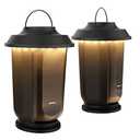 Onforu Outdoor Bluetooth Speaker, 2 Pack 40W True Wireless Stereo Dual Pairing Lantern Speakers for Patio, with 20 Warm White LED Lights, Richer Bass for Indoor Outdoor Camping Waterproof
