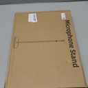 Microphone Stand, Universal Detachable Mic Floor Stand with Compact Weighted Base, Height Adjustable From 22 to 67, 2 Universal Mic Clips for Blue Yeti/Shure SM7B/Samson Q2U and More