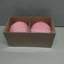 Artmag 2 PCS Large Velvet Christmas Balls Ornaments Shatterproof Hanging Set Flocked for Xmas Tree Holiday Party Decorations (Pink,6 Inch)