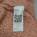 Maroway Womens Cardigan Solid Color Long Sleeve Open Front Chunky Knit Sweater Outwear (Medium, Light Pink)