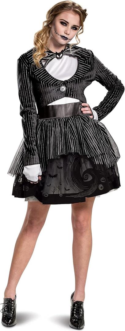 Disguise womens Disney the Nightmare Before Christmas Jack Skellington Tutu Adult Costume (XL (18-20), Black)