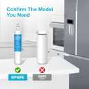 AQUA CREST Replacement for GE RPWFE, RPWF (with CHIP) Refrigerator Water Filter, Compatible with GYE22HMKES, GYS22GMNES, GYE22HBLTS, DFE28JSKSS, GFE28HMHES, GNE29GYNFS, 3 Filters (3 Count(Pack of 1))