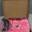Beebiepet Heavy Duty Tactical Dog Harness for Small Dogs, No Pull Adjustable Pet Harness Reflective Service Training Easy Control Pet Vest Military K9 Working Dog Harnesses-X- Large, Pink Camo