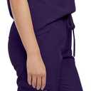 VIAOLI Scrubs for Women - V-Neck Top & Cargo Pants Uniform Womens Medical Scrubs Set for Nurses, Doctors, Size XL