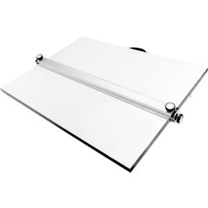 A2 Drawing Board Portable Drafting Board 24 x 18 Inches Drafting Table with Parallel Bar, Angle Adjustable Measuring System Angle Parallel Drawing Board