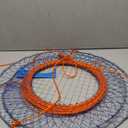 Palmyth Wire Grid Bottom Crab Nets Two Ring Crab Kit with Harness and Bait Clip 24 X 20 X 12