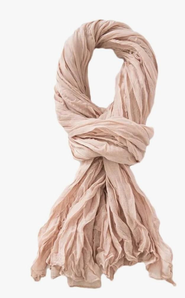 Scarf For Women Students Solid Color Cotton Scarves Soft Knitting Shawl Female Wrap Shawls