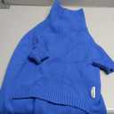 IECOii Extra Large Dog Sweater 4XL,Thermal Warm Dog Sweaters for Giant Breed Dogs,Turtleneck Knitted Knitwear for Pet Winter,Stretchy&Easy On Doggy Sweatshirt for Doberman,Great Dane(Royal Blue,XXXXL)