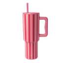 Simple Modern 40 oz Valentine's Day Trek Tumbler with Handle and Straw Lid | Cup Holder Friendly Insulated Stainless Steel Travel Mug | Lovers Lane