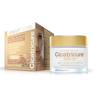 Cicatricure Gold Lift Day Cream, Anti Aging Face Moisturizer with SPF 30, Hydrating Skin Care with Gold, Calcium & Silicon to Lift and Tighten Face Contour 1.7 Ounce