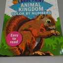 Large Print Animal Kingdom Color by Numbers: Easy to Read, Paperback