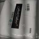 FreshCulture White Pillowcases Queen Size 12 Pack - Bulk Pillowcase Set - Envelope Closure - Soft Brushed Microfiber Fabric - 20x30 Inches Pillow Case Set of 12 for Home, Hotels, Schools
