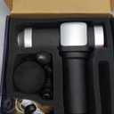 Deep Tissue Massage Gun, Portable Percussion Muscle Massager with 30 Speeds & 6 Attachments, Handheld Electric Back & Neck Massager for Pain Relief (Black)