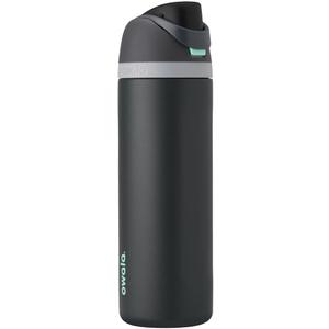 Owala FreeSip Insulated Stainless Steel Water Bottle with Straw for Sports and Travel, BPAFree, 24oz, Foggy Tide