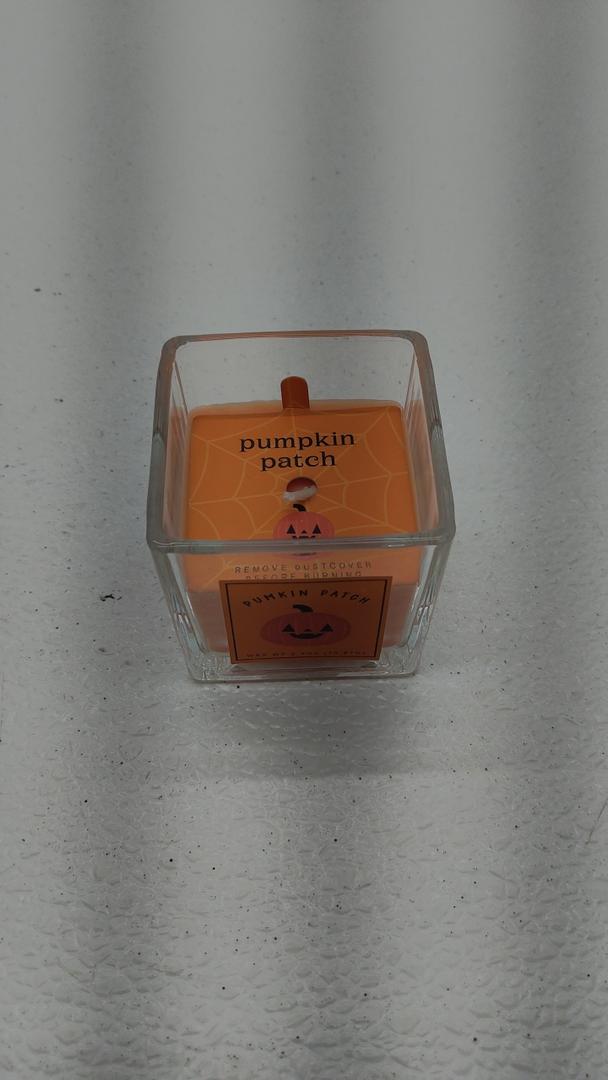 Square Candle-Pumpking Patch 4 Pack 2.5oz