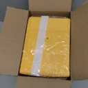 Fuxury Kraft Bubble Mailer 6x10 Inch 50 PackStrong Adhesion Padded Envelopes,Self Seal Bubble Envelopes, Waterproof Cushioned Bubble Mailers Packaging for Small BusinessBulk #0 Mailers Yellow