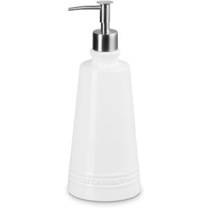 Le Creuset Stoneware Signature Soap Dispenser, 20 oz., White