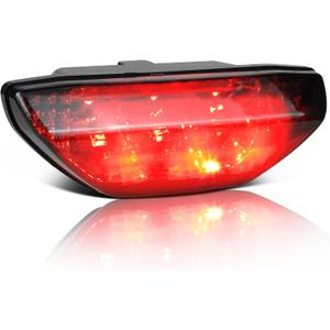 QUASCO Smoked LED Brake Tail Light ATV Motorcycle Taillight Compatible with Honda TRX 250 300 400EX TRX400X 500 700