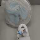 Clip on Fan, 9" Small Portable Desk Fan with Cord Powered, 2 Speeds Strong Airflow & Sturdy Clamp, Quiet Personal Cooling Fan for Baby Stroller Bedroom Home Office,Adjustable Tilt,3.94FT Cord