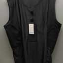 LVAD Women Tank Top for HeartMate 2 & 3  Ultrathin Spandex Mesh, Secure Controller & Battery Pockets, Breathable Comfort (Medium, Black)