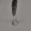 Handheld Electric Coffee Blender Milk Foam Machine Electric Milk Foam Machine Battery Bracket Base Milk foamer Argent