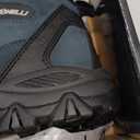 Foxelli Womens Hiking Boots  Waterproof Lightweight Suede Leather Hiking Boots for Women with All-Day Comfort, Grip & Support for Trails, Travel & Outdoors (9, Blue)