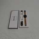 Smart Watch for Women Men(Answer/Dial Calls) 1.83" HD AI Voice Smartwatch with Fitness/Step Tracker/Heart Rate/Sleep/Stress Monitor, 120+ Sports Modes IP68 Waterproof for IOS/Android,Rose Gold/3 Bands