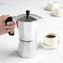 Primula Classic Stovetop Espresso and Coffee Maker, Moka Pot for Italian and Cuban Caf Brewing, Greca Coffee Maker, Cafeteras, 6 Espresso Cups, Silver