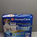 HONEY CARE All-Absorb, Large 22" x 23", 100 Count, Dog and Puppy Training Pads, Ultra Absorbent and Odor Eliminating, Leak-Proof 5-Layer Potty Training Pads with Quick-Dry Surface, Blue, A01