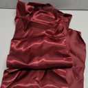 Horbaunal 12 Pack Burgundy Satin Table Runner 12 x 108 Inch, Smooth Table Runners for Wedding Banquets Birthday Party