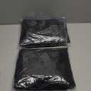 Set of 2 Wedding Arch Cover 2-Sided Round Top Spandex Fitted Arch Backdrop Cover for Birthday Party Baby Shower Wedding Arch Stand Decor7.2FT, 6.6FT, Black