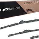 TRICO Diamond 26" + 20" Super Premium Automotive Replacement Windshield Wiper Blades (Set of 2), Passenger and Driver Side All-Weather Beam Wiper Blades for Select Vehicle Models (Item #25-2620)