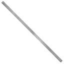 Stainless Steel 36 Inch Metal Ruler Non-Slip Rubber Back, with Inch and Metric Graduations