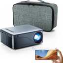 vamvo Mini Projector WiFi Portable Movie Projectors, Outdoor Projector with Stylish streamlined Design, Smartphones and Tablets Can Easy Connection to Video Projectors