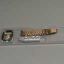 iiteeology Compatible with Apple Watch Band 42mm Series 11 Series 10, Upgraded Stainless Steel Band with iWatch Screen Protector Case for Men Women Rose Gold/Rose Gold