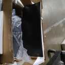 Feonase Dining Chairs Set of 6, Modern Kitchen Chairs with Ergonomic Backrest, MDF Board and Metal Legs, Dinner Chairs for Dining Room, Kitchen and Living Room, Easy Assembly, Black