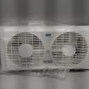 Seasons Comfort Twin Window Fan, Reversible Airflow Control, 9 Inch, 2 Speeds, Expandable, Exhaust, Dual Fan - Ideal for Home, Kitchen, Bedroom & Office