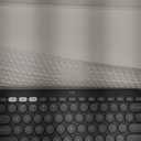 Logitech Pebble Keys 2 K380s, Multi-Device Bluetooth Wireless Keyboard with Customizable Shortcuts, Slim and Portable, Easy-Switch for Windows, macOS, iPadOS, Android, Chrome OS - Tonal Graphite