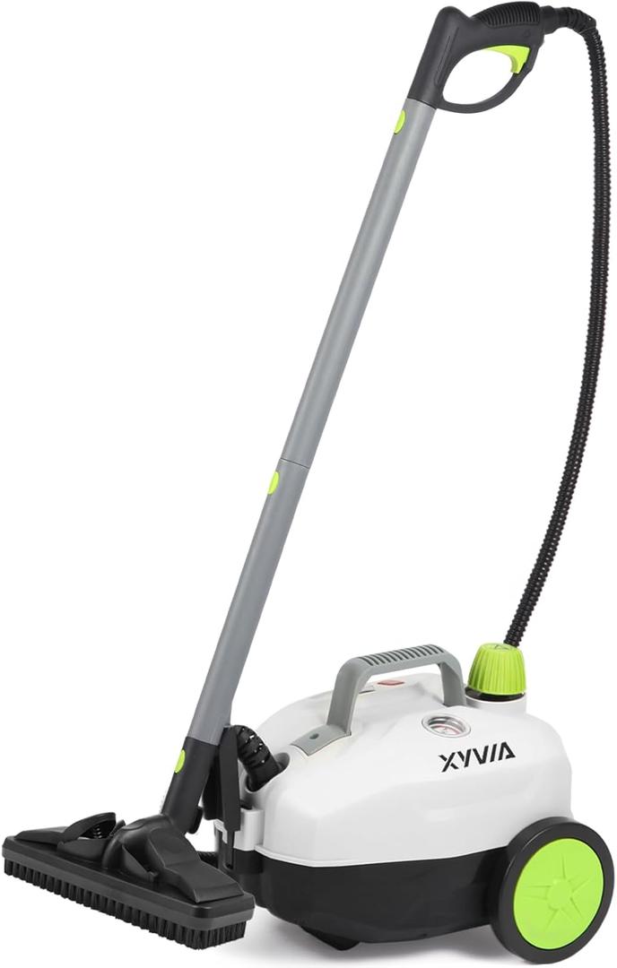 Steam Cleaner 1500W 60 Minute Runtime Multipurpose Powerful Heavy Duty Steamer Cleaning 22 Accessories 16.4ft Power Cord 1.5L Capacity for Home & Commercial Personal Car Detailing