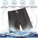 Adult Incontinence Briefs Reusable TPU Waterproof Washable Leak Proof Underwear for Women Men, Absorbent Protective Long Pants for Elderly Bedridden, Postpartum Overnight Use (Gray, L)