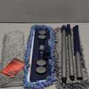 FORSPEEDER Microfiber Mops for Floor Cleaning - 3 Thickened Washable Pads - Floor Dusters for Hardwood with 55 Adjustable Handle - Wet Dry Dust Mop for Pet Hairs Walls Tile Wood Laminate Home Kitchen